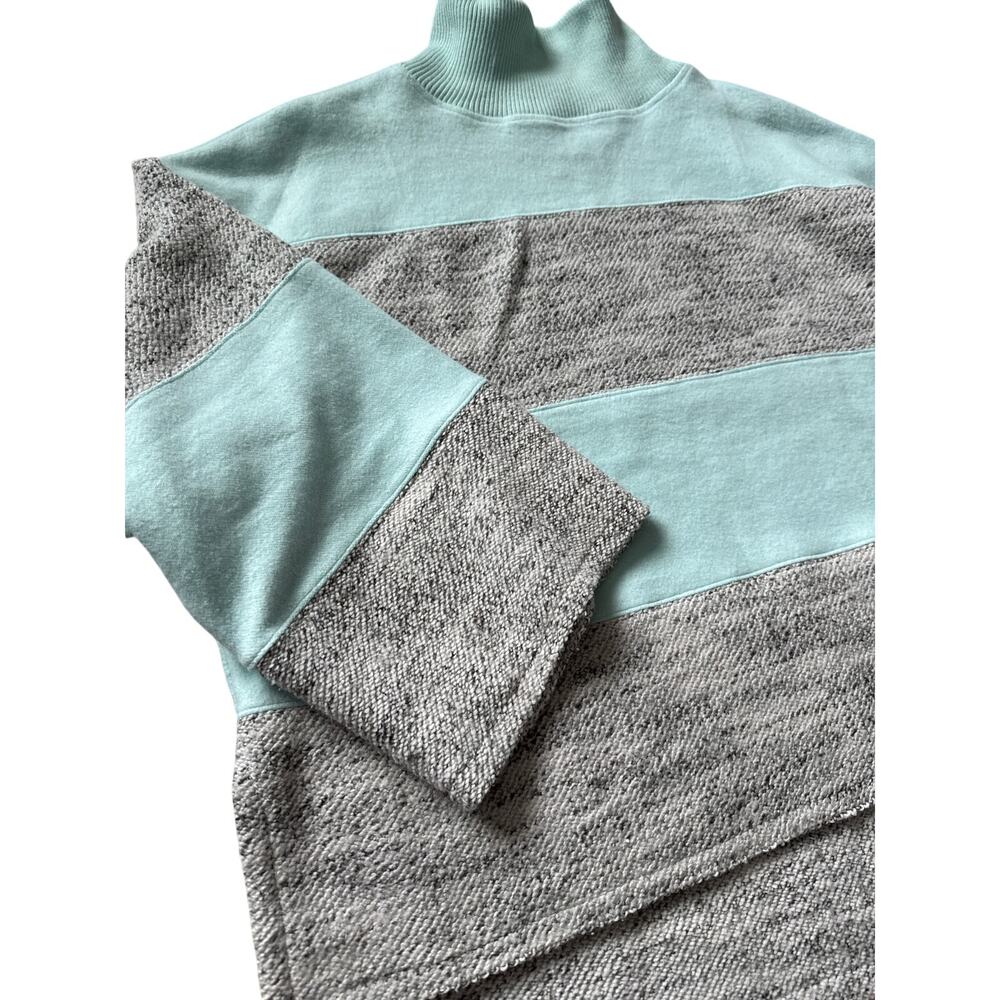 Daily Practice By Anthropologie Oversized Striped Sweater Mint Size Large - Picture 10 of 12